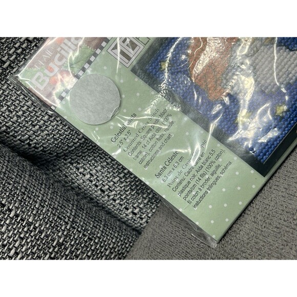 Bucilla Mary Engelbreit Mini Counted Cross Stitch Kits Christmas Lot of 5 Santa - Picture 7 of 10